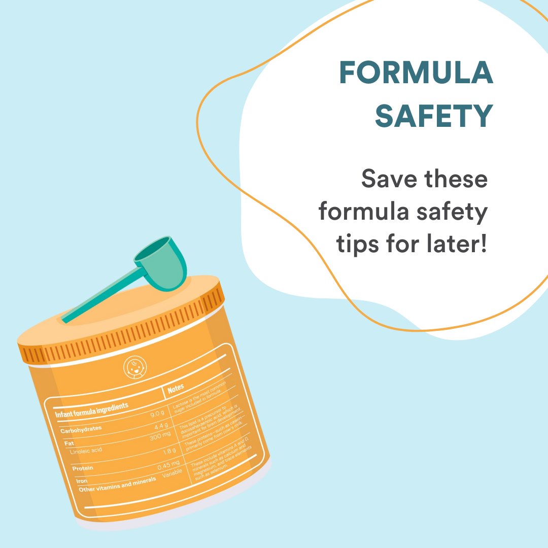 SentidoHealth's tweet image. June is #SafetyMonth. If you or someone you know relies on a formula to help receive proper nutrition, following all formula safety protocols is essential.

👉 Swipe right to see 3 #safetytips to consider when handling formula!