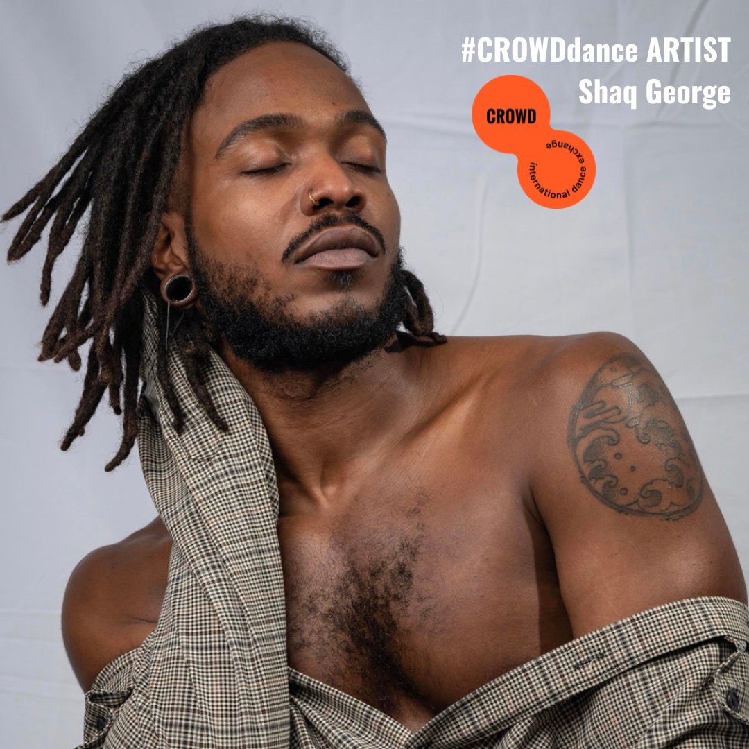 Shaq George was born and raised on Curaçao, at the age of 18 he came to the Netherlands to pursue a career as a professional dancer & is now based in Rotterdam. Shaq will be on residency @fabricdance England & @Dansateliers, the Netherlands. #CROWDdance