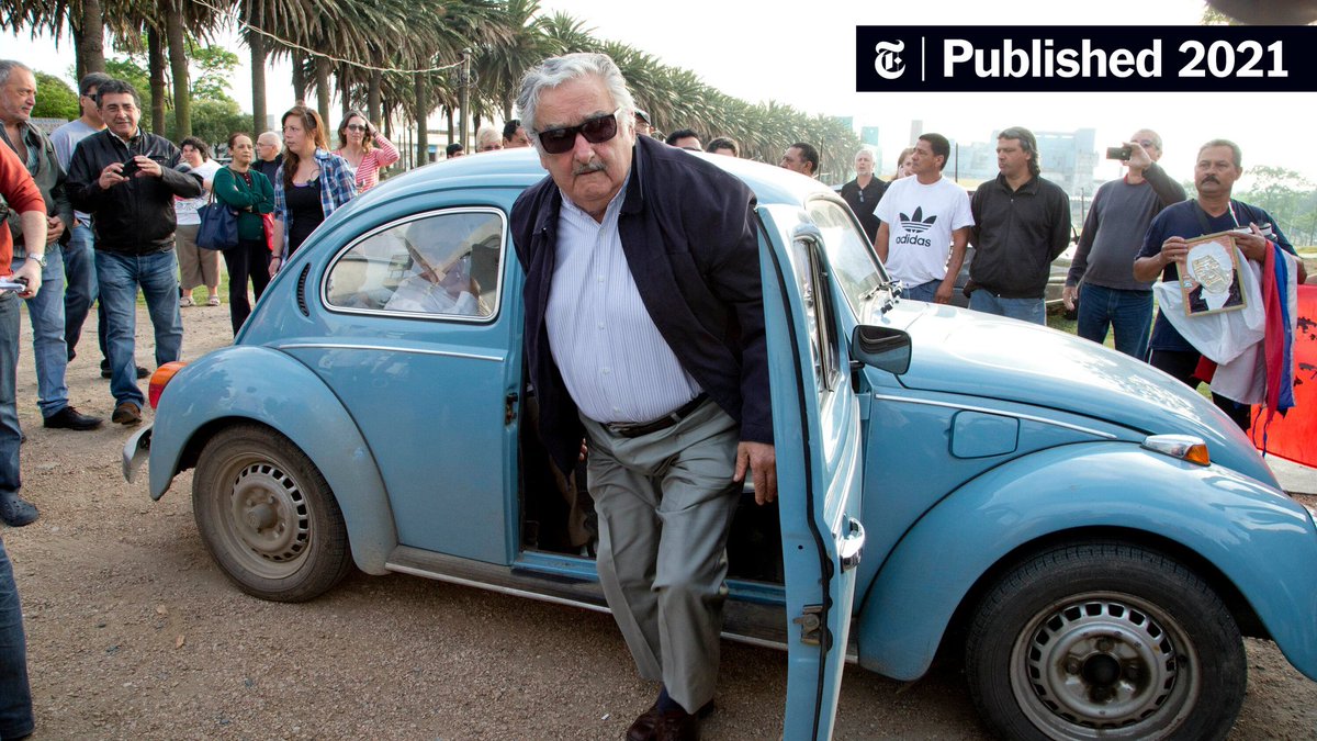 RashidMG3's tweet photo. Pepe Mujica, cuándo fue presidente andaba en el mismo VW “cucarachita” y jamás cambió su carro. Uruguay, con una pobreza de 11% vs 74% que tiene Honduras. Ese es un real socialista, coherente y no cómo los hipócritas “socialistas” de Honduras. https://t.co/qeGIyrPGra