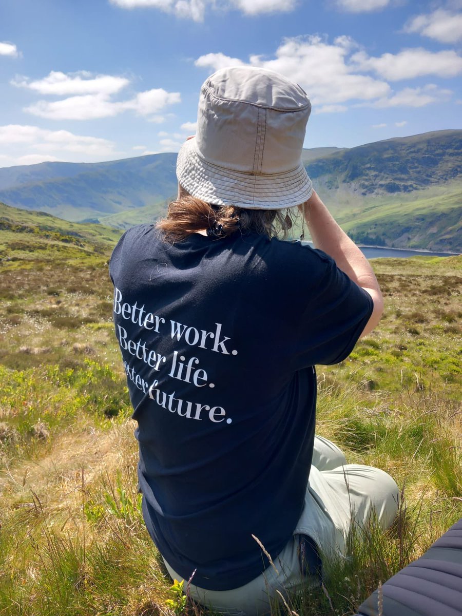 AspiringLorax's tweet photo. @prospect_NE @ProspectUnion I’m so happy that we were able to resume discussion and not strike yesterday- I got to visit this cracking site #Haweswater at work. Wore my t-shirt in solidarity for ongoing negotiations. https://t.co/mz02Zn5NWa