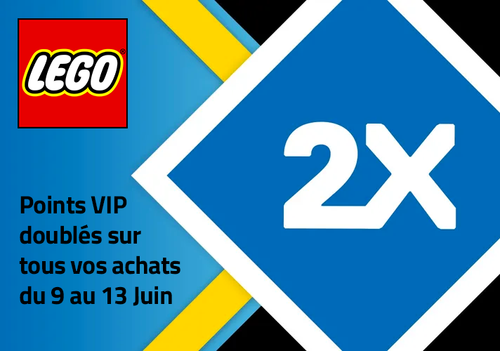 adlb_com's tweet photo. 📢 POINTS LEGO VIP X2 🚦
Tenez-vous prêts, dès demain les points VIP LEGO seront doublés sur tous vos achats LEGO, et ce jusqu'au 13 Juin 2023 !
👉 https://t.co/6yD66bVpQ4
#lego #legovip #bonplan https://t.co/jDOcMiu4Wh