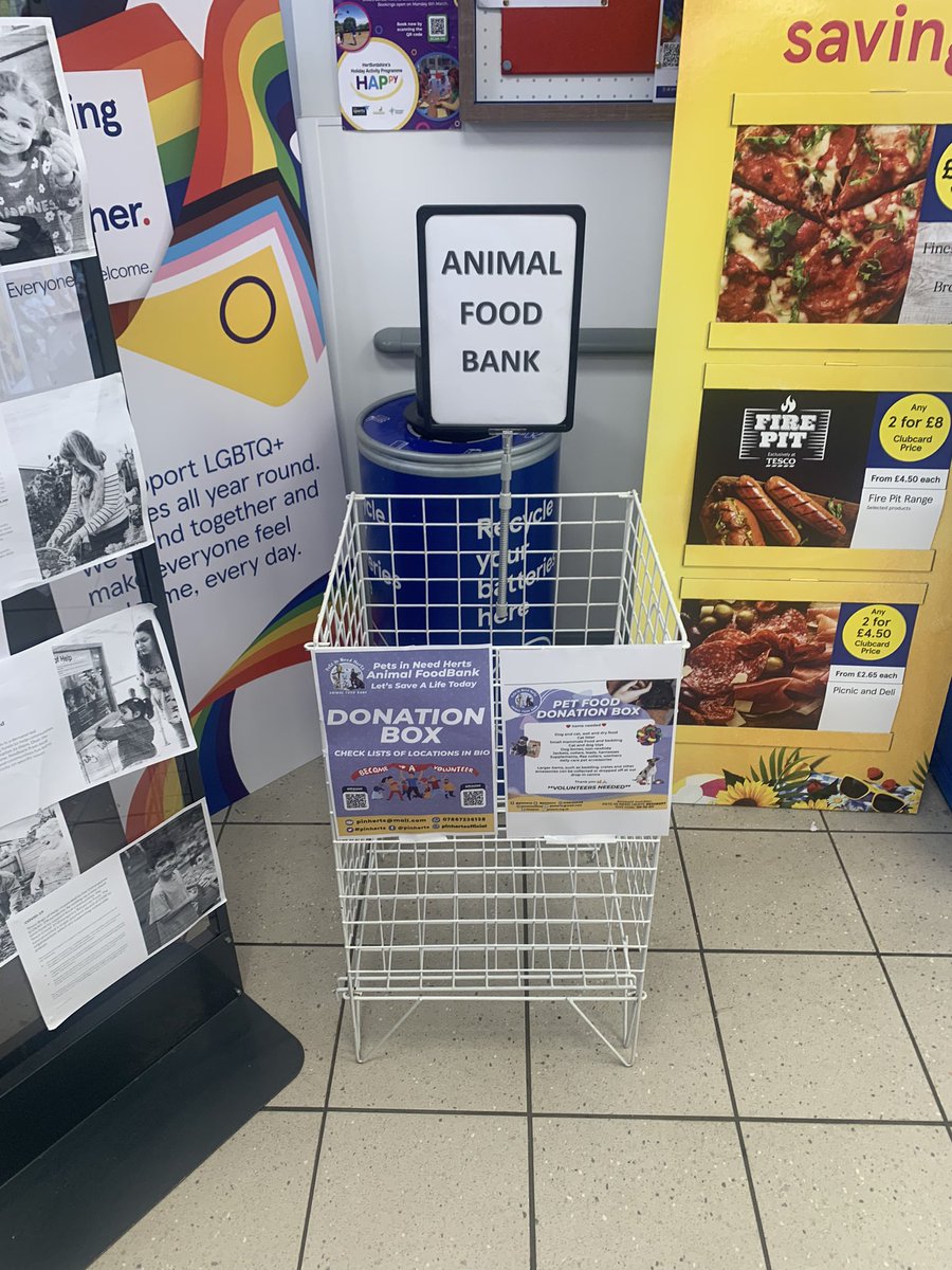 ** pleased to announce **

You can now donate at @tesco express Stevenage -

150 Chells Way, 
Mobbsbury Way, 
Stevenage,
SG2 0LU

 #foodbank #community #volunteer #food #charity #donate #foodbanks #endhunger #foodpoverty #givingback #support #hertfordshire #celebrationfood