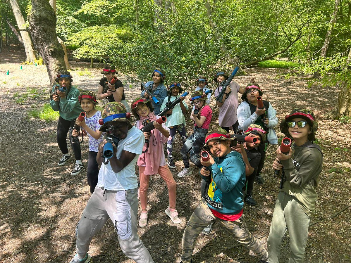 “Who you gonna call?” - Our amazing Year 5’s are really enjoying getting into the spirit of laser tag! #TeamSheringham #Watchout #Ghostbusters