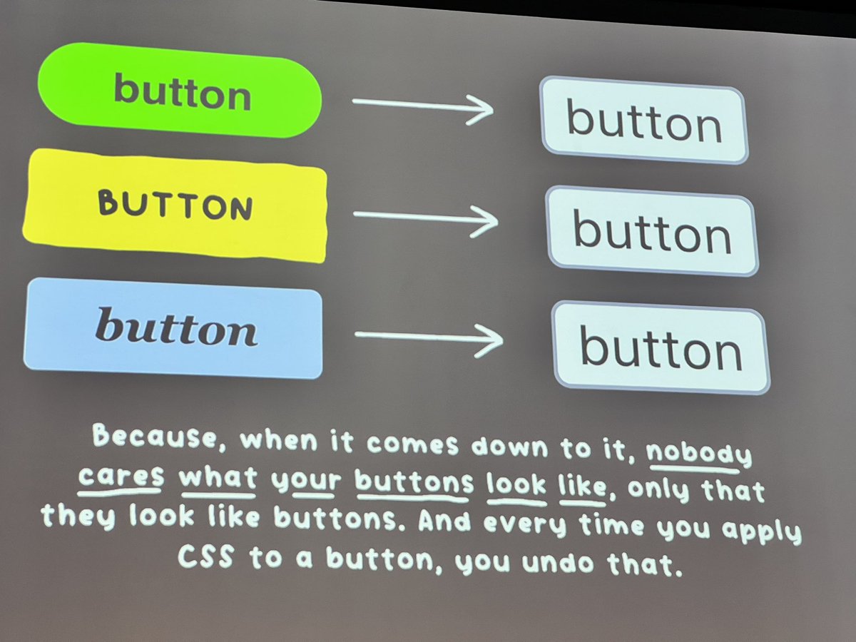 techtanja's tweet image. Calling “Shadow DOM” a BDSM style death metal band is absolutely hilarious! 
Thank you for the awesome talk and illustrations @heydonworks #cssday 

and the anti-capitalist points
