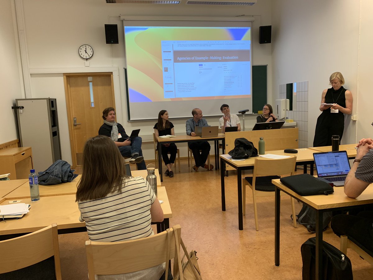 Doris Lydahl (@dorislinnea) on Twitter photo First session of “agents of the general and the particular” is wrapping up. I’ve learned so much about AI, data and repair, and digital phantoms. Today is a great day of being a scholar  #nordicsts2023 First session of “agents of the general and the particular” is wrapping up. I’ve learned so much about AI, data and repair, and digital phantoms. Today is a great day of being a scholar  #nordicsts2023