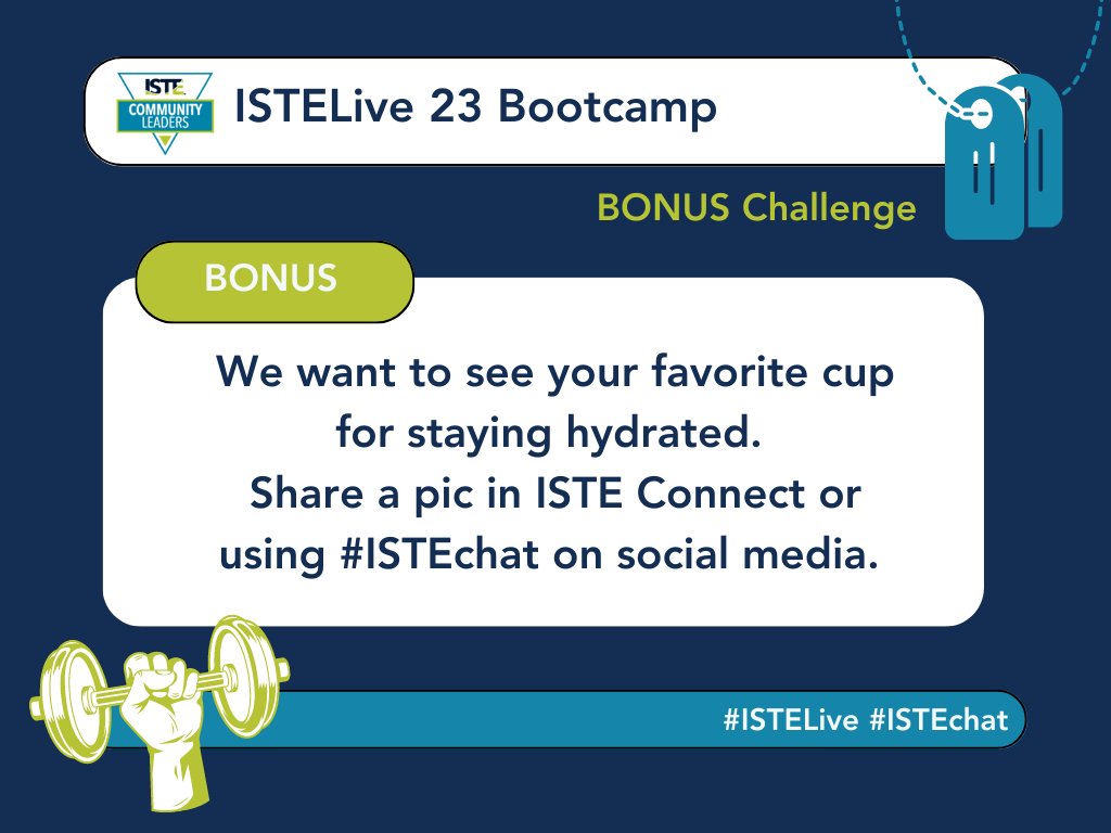 🚨BONUS challenge 

We want to see your favorite cup for staying hydrated. #istechat 

🎉Shout out to @mrsjones72812 for this bonus challenge! 💪🏼