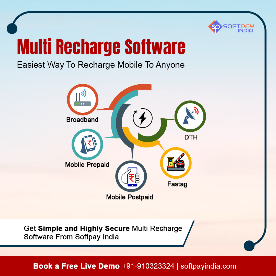 #Softpayindia offer multi recharge Software with an all-in-one recharge solution and earn the highest commission on all recharges.
For Free Demo Call -+91-9910323324
Book API here- bit.ly/3WjMo45
#rechargeapi #DTHrecharge #mobilerecharge #rechargeportal #MULTIRECHARGE