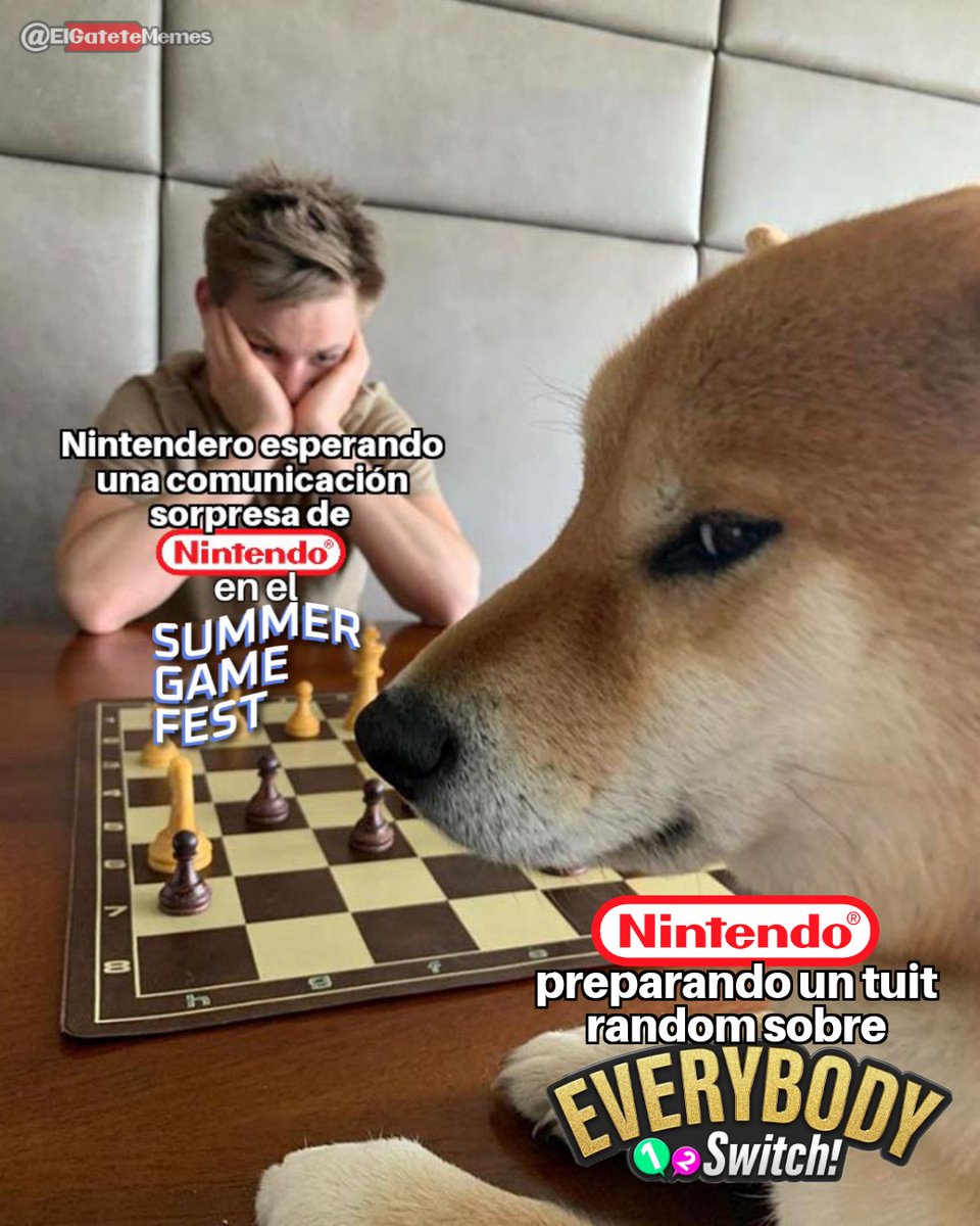 ElGateteMemes's tweet image. ¡Nintendo gana el Summer Game Fest!

#SummerGameFest #DevolverDirect #Xboxshowcase #NoE3 #NintendoSwitch #Switch #Nintendo #Everybody12Switch