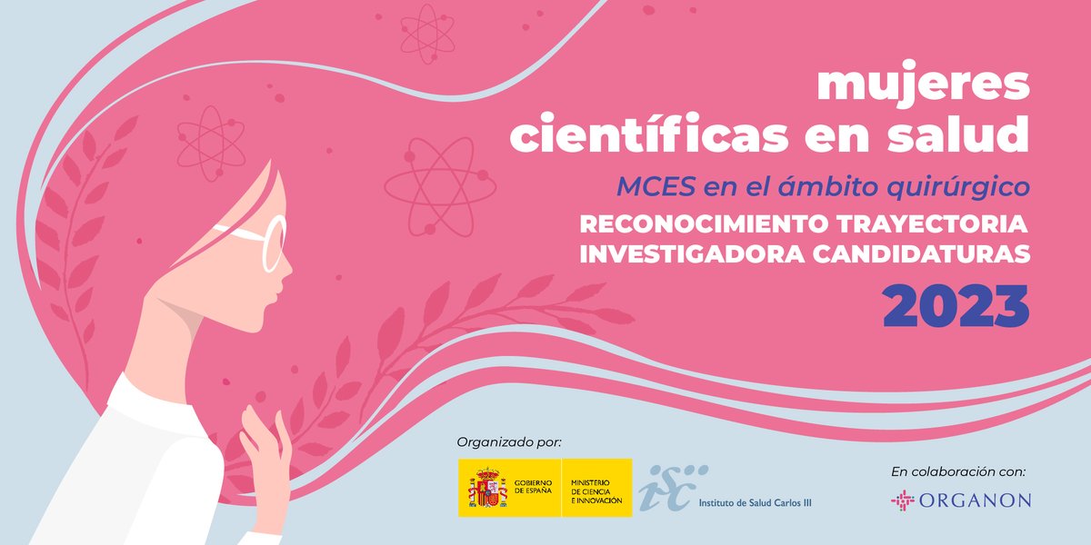 OrganonEspana's tweet photo. Convocado el Reconocimiento a la Trayectoria Investigadora de Mujeres Científicas en Salud que organiza el @SaludISCIII con la colaboración de @OrganonEspana. Presenta tu candidatura antes del 14 de junio aquí: https://t.co/Yt0kirEvKZ 

#mujerescientificas #investigacion https://t.co/1JjeppXqIu
