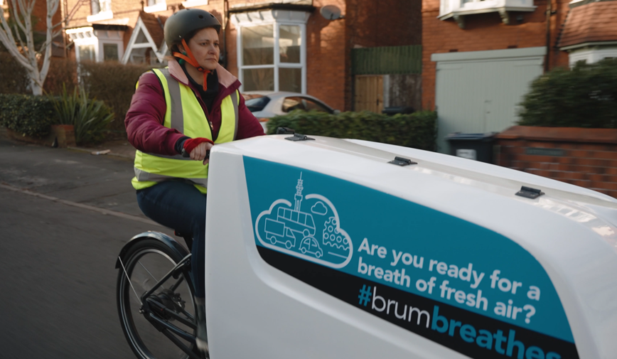 bhamconnected's tweet photo. Today's #BikeWeek100 Cycling Story is about Connecting to Business, as Tanya uses an e-cargo bike to deliver her freshly baked bread around Kings Heath ππ² #BikeWeekBrum https://t.co/CvPZnKYzeh