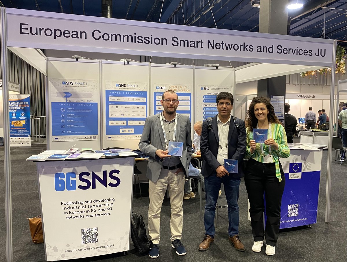 5G-STARDUST at @EuCNC 2023! 🌐 @CNIT_TLC @Thales_Alenia_S @Martel_Innovate @6G_SNS