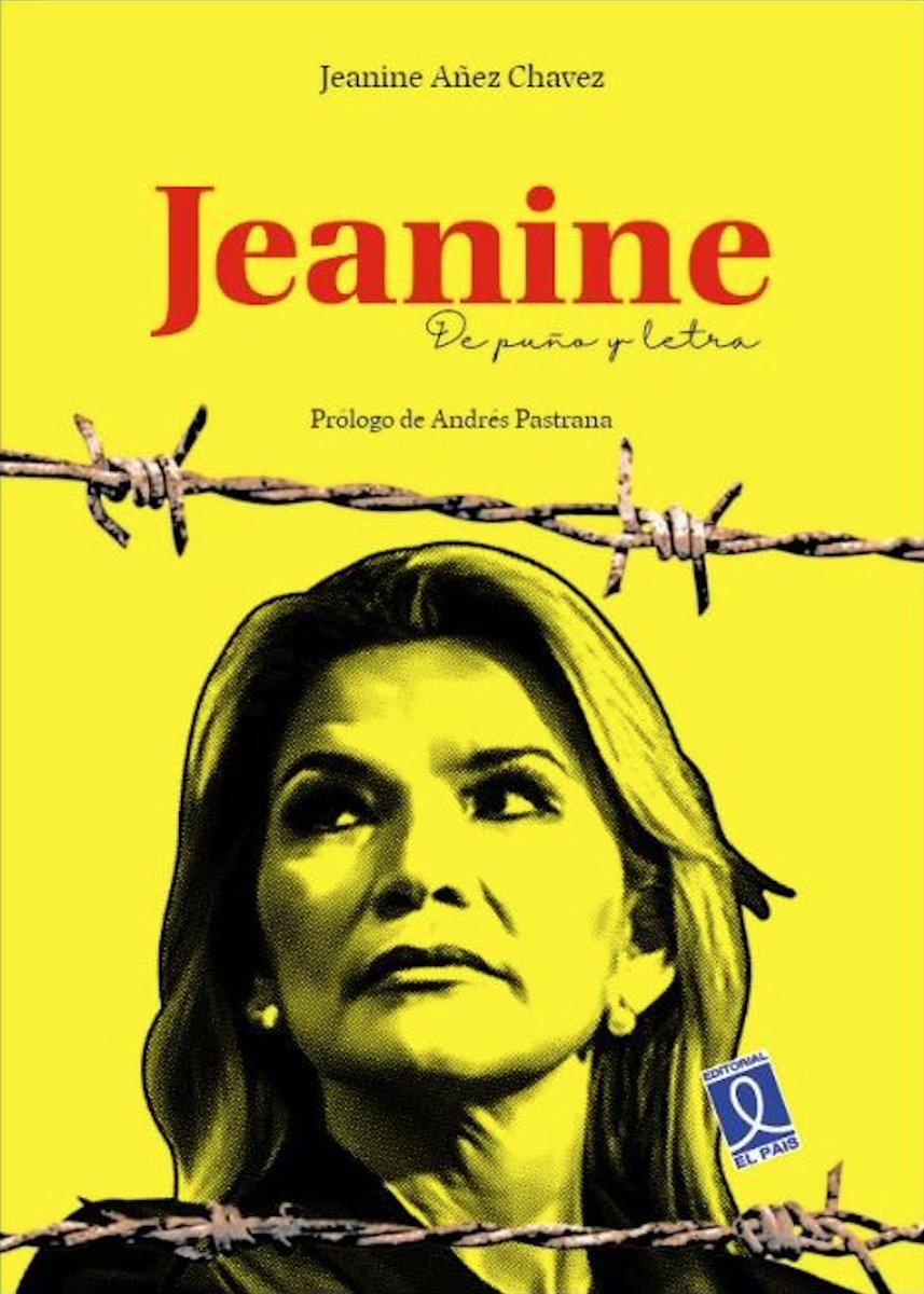Libérenla !
Presidenta <a href="/JeanineAnez/">Jeanine Añez Chávez</a> 26 meses presa política del régimen comunista étnico aimara que controla Bolivia🇧🇴. 

<a href="/AndresPastrana_/">Andrés Pastrana A</a> <a href="/AndresCanoESP/">Andrés Cano</a> <a href="/fez_nohe/">NAOMI🇧🇴🇮🇱</a> @GarcesTeyo <a href="/jclechin/">Juan Claudio Lechin</a> <a href="/CorreodelCaroni/">Correo del Caroní</a> <a href="/caroriberanez/">Carolina Ribera Añez</a> <a href="/leraedubol/">Luis Eduardo</a> <a href="/LuisSucesosLuis/">luissucesosluis</a> <a href="/MRE_Bolivia/">Cancillería de Bolivia 🇧🇴</a> <a href="/EnriqueRieraE/">Enrique Riera Escudero</a>