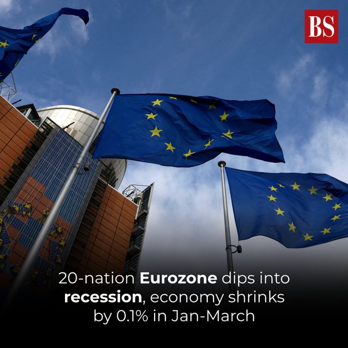 Eurozone Officially in Recession After Eurostat Data Revision