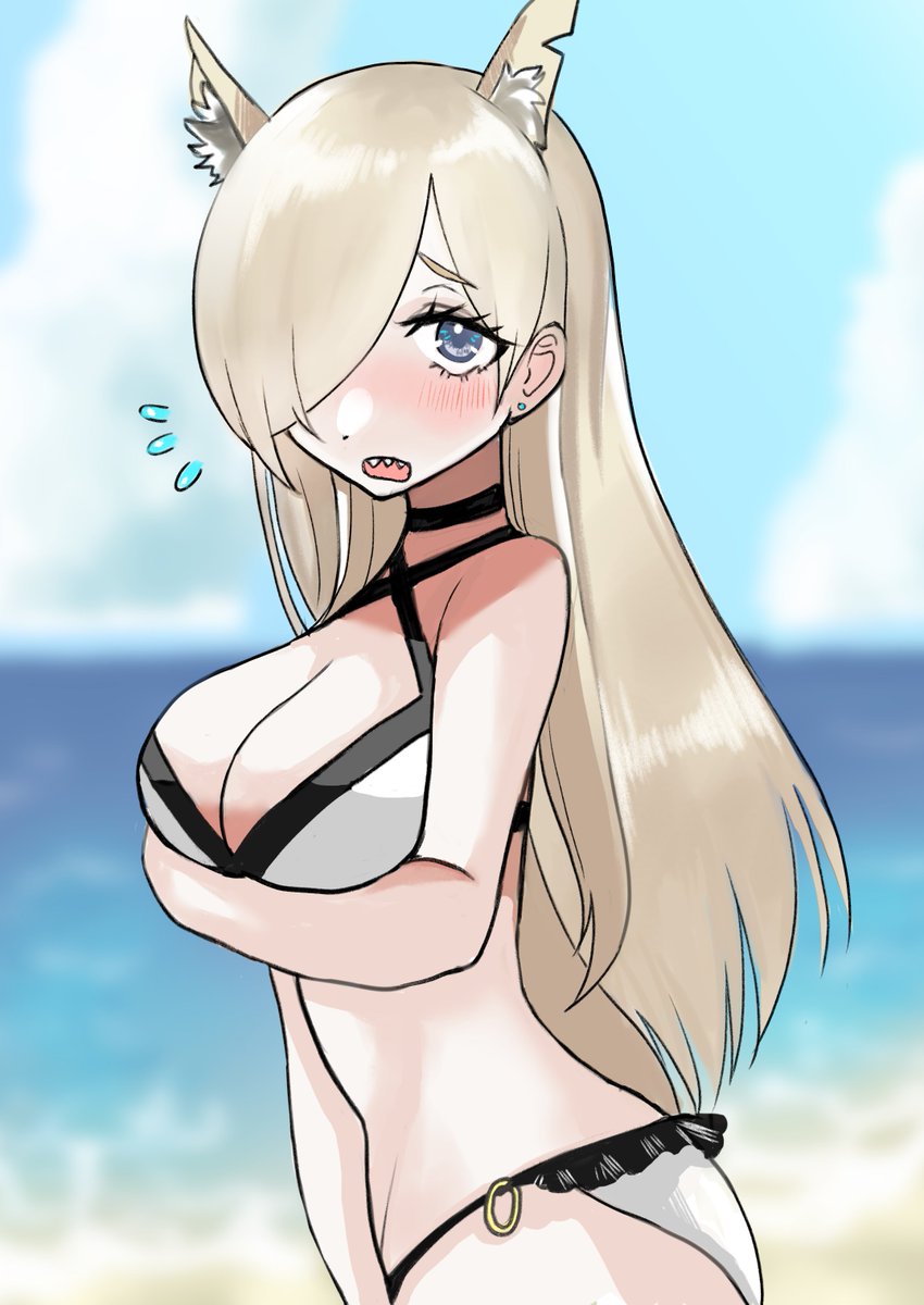 カンナ水着着て…!
#ブルアカ  #尾刃カンナ 