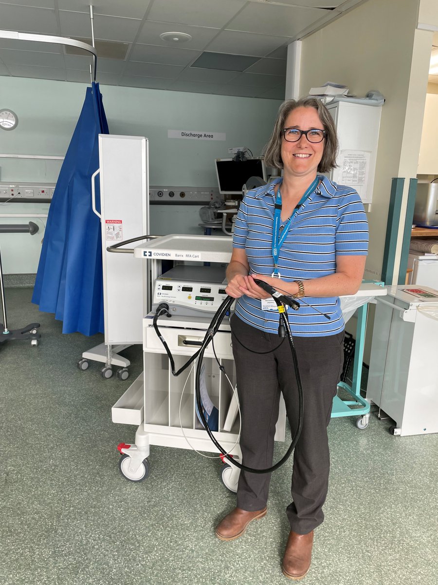 Many thanks to our generous donor for making RFA a reality for radiation proctopathy pts. The support, alongside hard work by Dr Caroline Henson, GI Consequences of Cancer Treatments lead, enabling us to provide vital treatment to pts across the region with debilitating symptoms