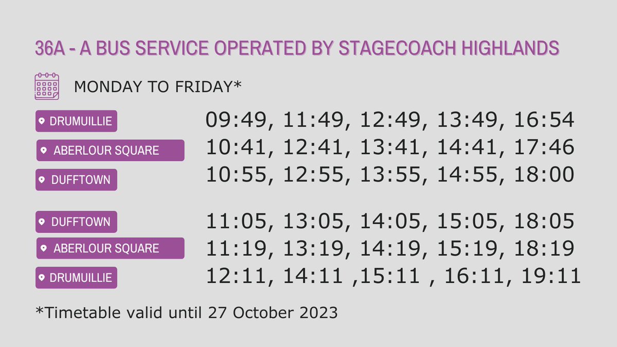 Exciting news for our guests! There are two new bus routes to explore and dine out from our cottage introduced by @StagecoachHLand. No car or taxi needed! Enjoy day trips, lunches, afternoon teas, or early suppers until the last Friday of October. 
#ExploreByBus #36A #ChooseBus