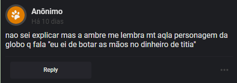 ambythinker's tweet photo. É a Sandra de "Eta Mundo Bom"
kkkkkkkkkk eu amei anon! https://t.co/ZPhjz8BzqJ