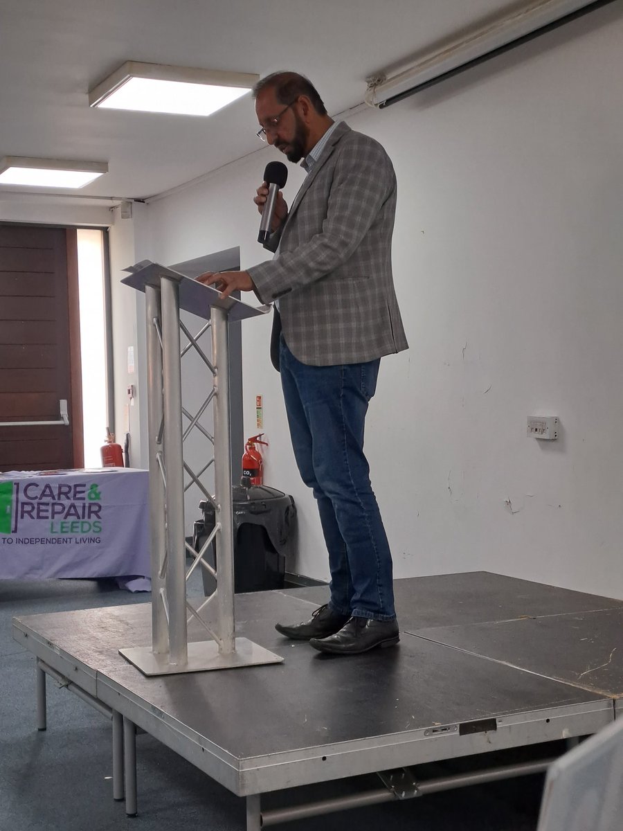 Thank you to Councillor Mohammed Iqbal, chair of @HamaraCentre for opening our BME Carers Roadshow.