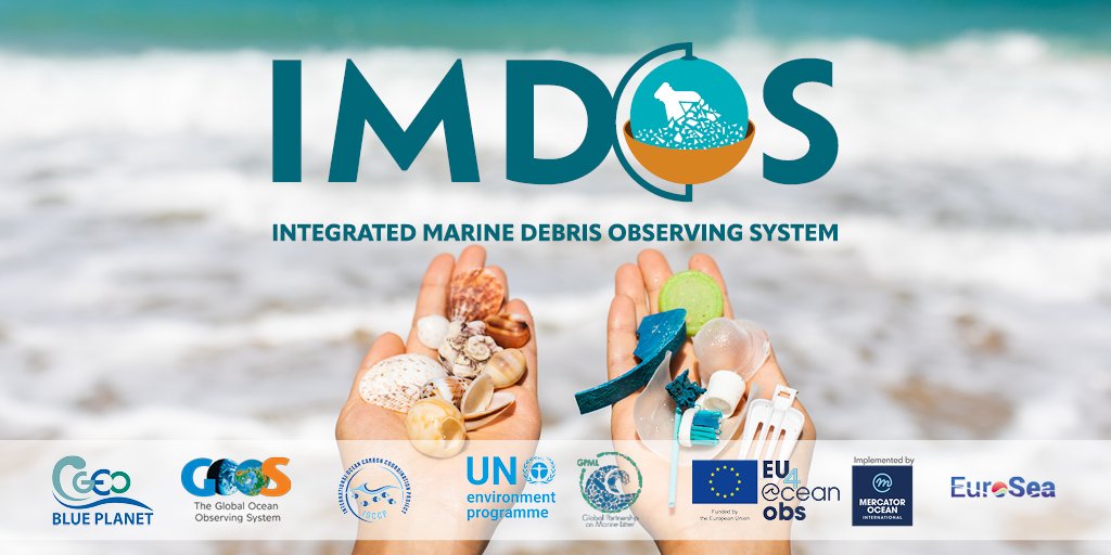 Happy #WorldOceanDay, towards a clean ocean! To support the global community in addressing marine litter, #IMDOS will provide guidance & coordination for a global sustained #MarineDebris observing system to support science & inform evidence-based action ➡️geoblueplanet.org/integrated-mar…