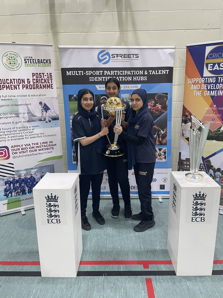 Denbigh PE Dept (@denbighpedept) on Twitter photo Thank you so much to @Linkupstreets @cricket_east <a href="/ECB_cricket/">England and Wales Cricket Board</a> for including <a href="/DenbighHigh/">Denbigh High School</a> in the ICC World Cup trophy tour of Luton. The pupils were absolutely buzzing with the experience! Thank you so much to @Linkupstreets @cricket_east <a href="/ECB_cricket/">England and Wales Cricket Board</a> for including <a href="/DenbighHigh/">Denbigh High School</a> in the ICC World Cup trophy tour of Luton. The pupils were absolutely buzzing with the experience!