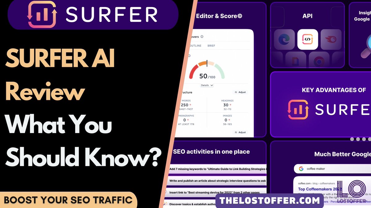 hirobyl's tweet photo. SURFER AI REVIEW - WHAT YOU SHOULD KNOW? | THELOSTOFFER
🔗https://t.co/B2hswxWwjZ
#SurferAI #SurferSeo #lostoffer #hirobyl #business #ai #thelostoffer #BloggingTips #WritingCommunity #contentmarketing #software #seo #googleranking #surferaireview #Surferalternatives #writing https://t.co/QIghX54xg4