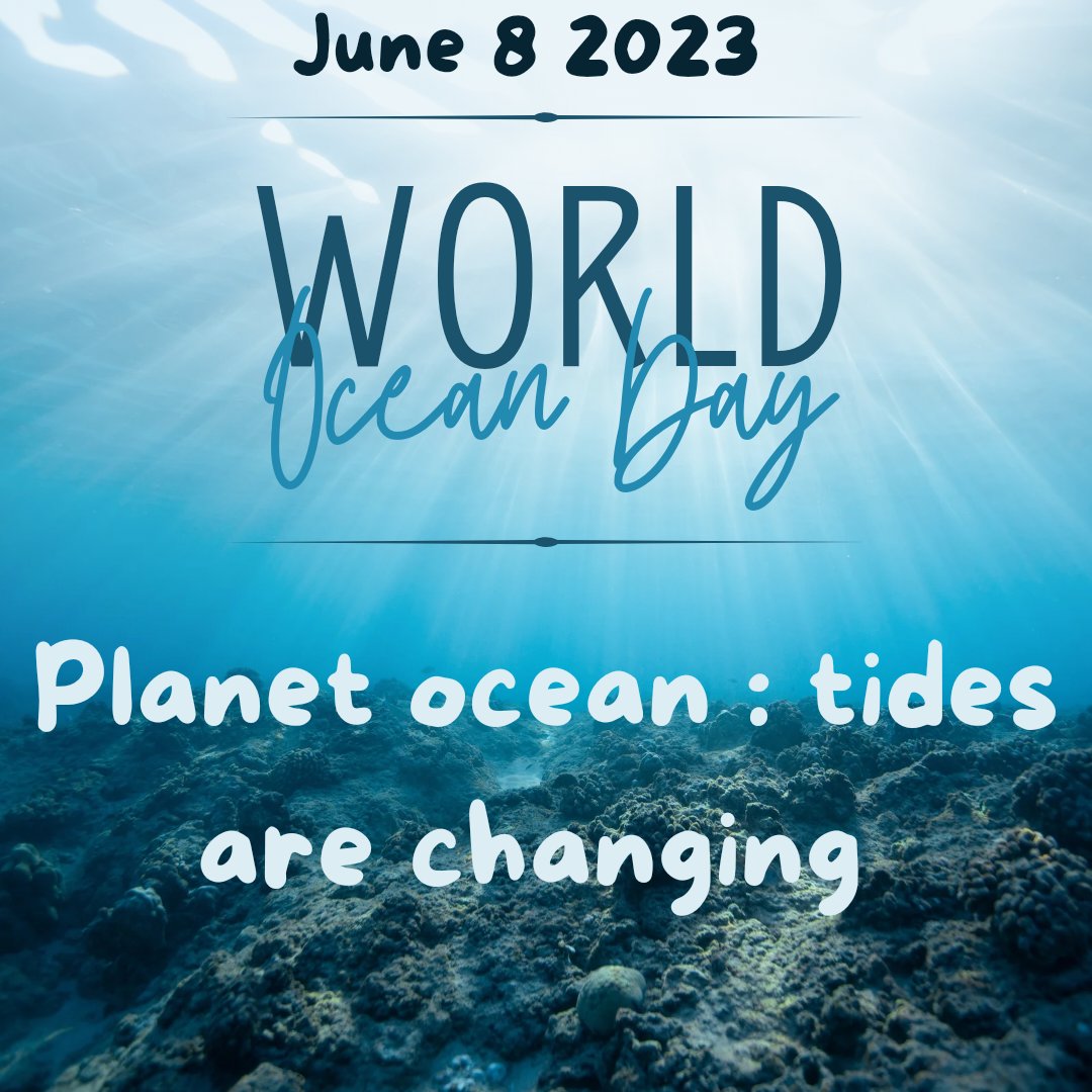 World ocean day 🌊
Theme : planet ocean :  tides are changing

#importantdays #oceanday #currentaffairs #June8 #blue #gk #study #upscexam #appsc #tspsc