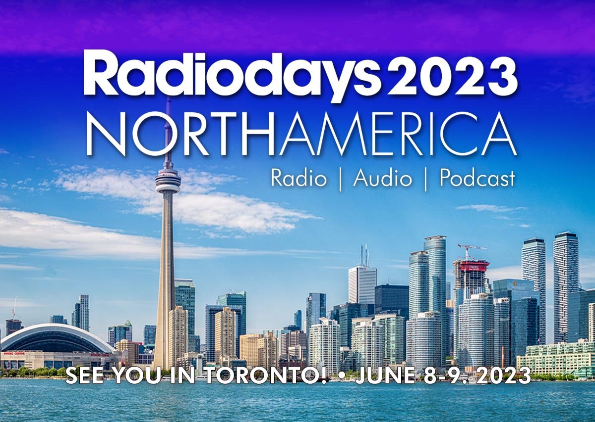 The first ever Radiodays North America kicks off today in Toronto - we've got @TheDomChambers on the scene to report via @RadioTodayLive so give it a follow if you are interested, or monitor #RDNA2023 & @RadiodaysNA