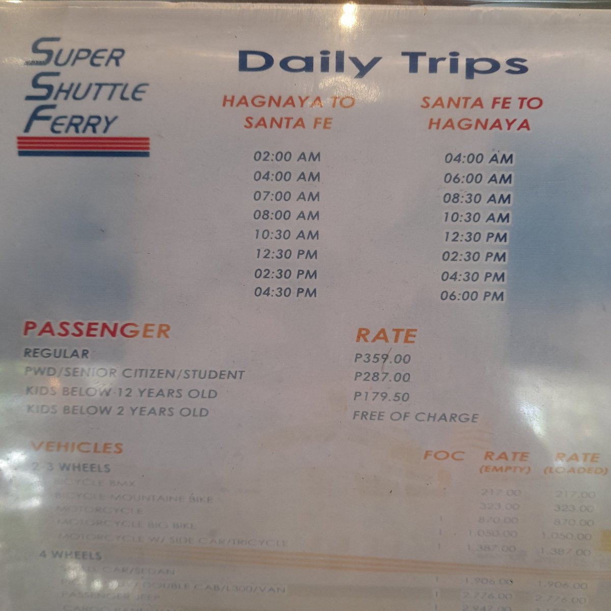 Recommended by locals. 🌴
Bantayan Island Ferry schedule.

#hagnayaport #bantayanisland #stafeport #cebu #philippines #travel #travelph