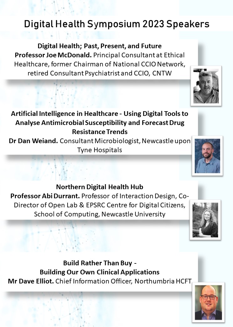 MADEinHEENE's tweet photo. We are excited to present a stellar line up of 8 speakers for the Digital Health Symposium 2023. Click https://t.co/vzHAVhRJtK to book your place! https://t.co/LJ8eIIgFeH