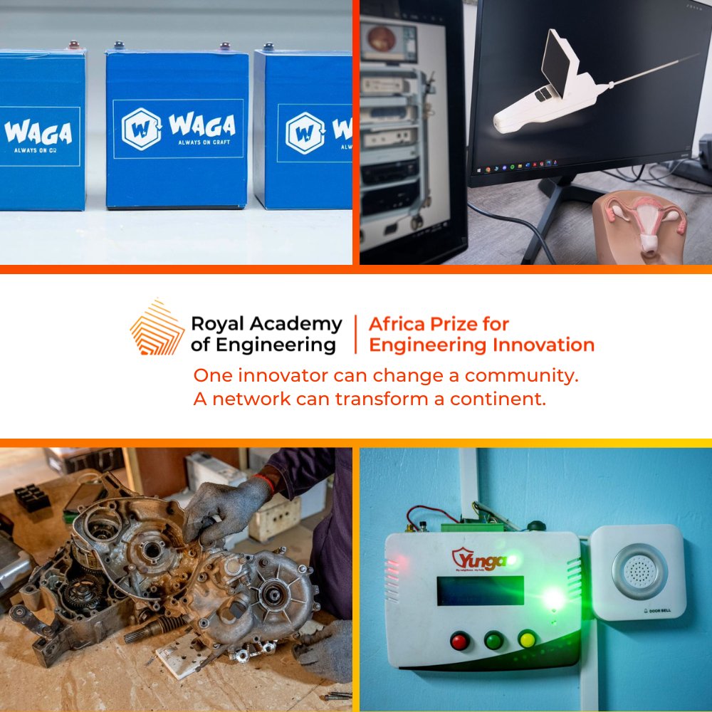 NEW: We're delighted to announce the four finalists for our 2023 #AfricaPrize for Engineering Innovation. 🇳🇬 🇿🇦 🇹🇿 🇺🇬 From more affordable energy to addressing healthcare and safety issues, find out how these entrepreneurs are making an impact: raeng.org.uk/news/africa-pr…