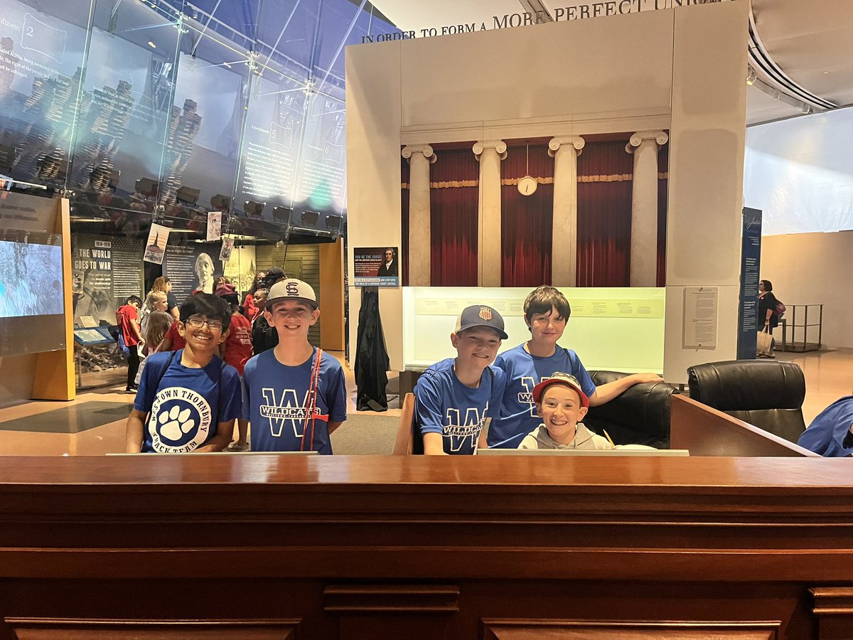 A quick trip to the Constitution Center to round out the field trips for the year!