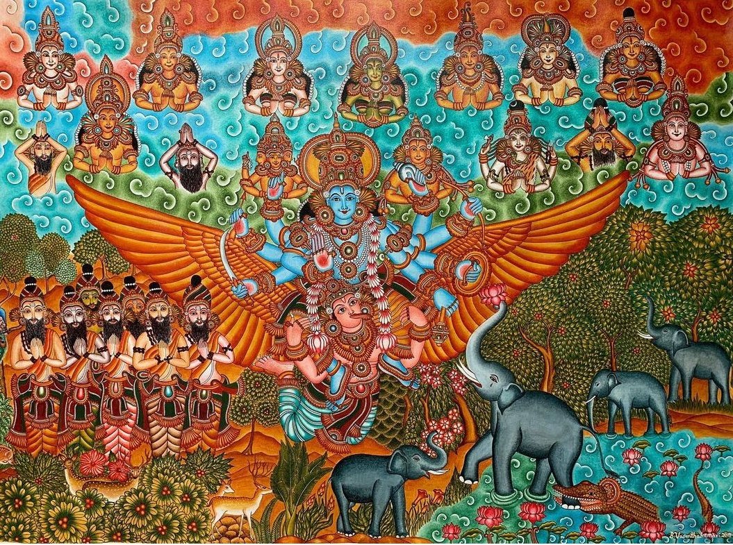 authindia's tweet photo. "Let us live so we do not regret years of inertia and ignorance." - Maya Angelou
Gajendra Moksham, acrylic on canvas by B Vasantakunari.
https://t.co/1e9z2yoIkm…
#art #artist #painting #homedecor
#quote #ineriordesign #culture #jmeriatge #IncredibleIndia https://t.co/t0SII6oJOA