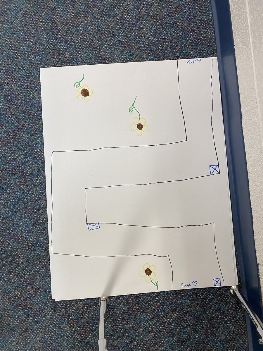 Yesterday in STEM coding camp we made our own mazes for the beebots! Today they’ll be trying to master each others mazes