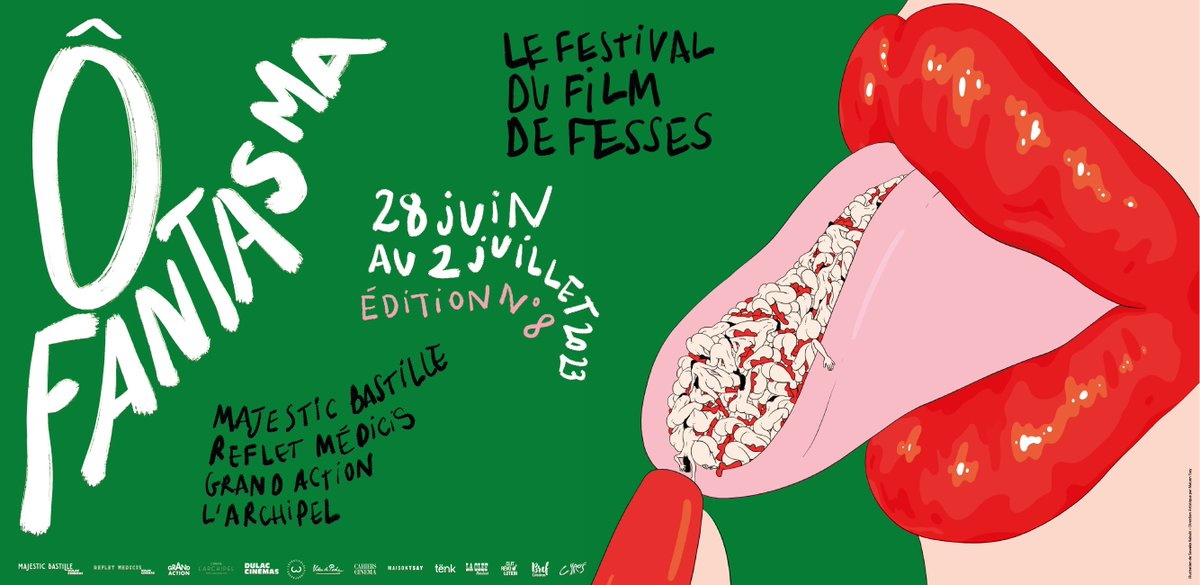 Le Festival du Film de Fesses est de retour du 28 juin au 02 juillet !
Cette 8ème édition qui se déroulera au Majestic Bastille, Reflet Médicis, Grand Action &amp; Archipel sera dédiée aux fantasmes ! 
Alors plongez avec nous dans Ô FANTASMA ! 
#FFF