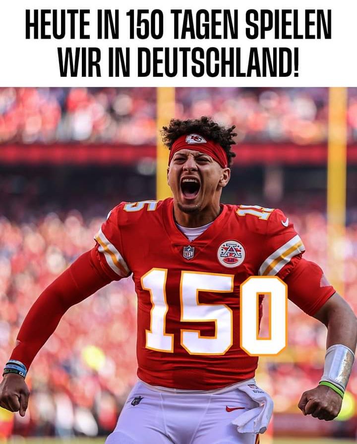 Noch 150 Tage bis zum @NFL German Game der @Chiefs vs @MiamiDolphins am 5 November 2023 in Frankfurt 😃😃😃😃😃😃😃😃😮😮😮😮😮 #rtlnfl #nfl.