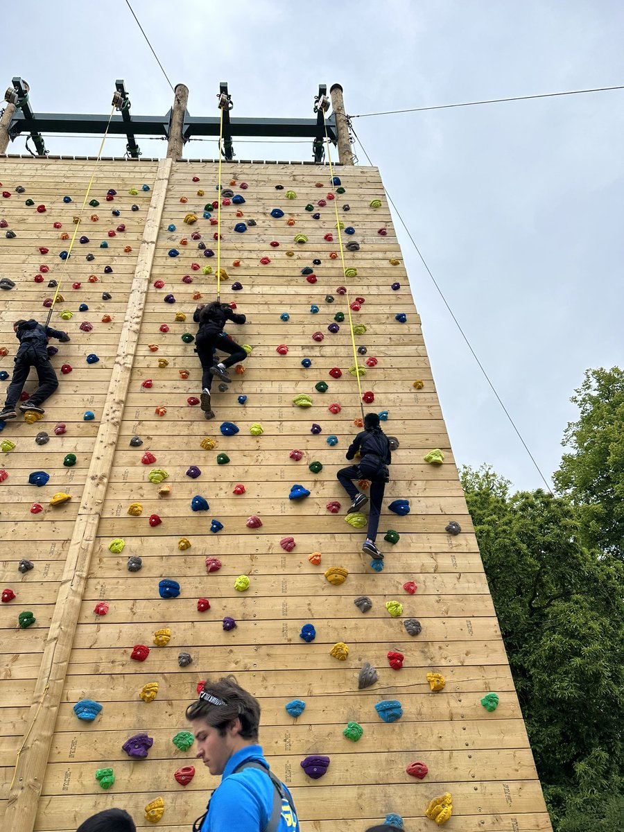 MissAKhan_'s tweet photo. Lots of morning fun after a good breakfast. Firstly climbing where we were all brilliant and all had a go followed by laser tag- we were very competitive! @PGLTravel @WestminsterBD3 https://t.co/x0gOV3QwbH
