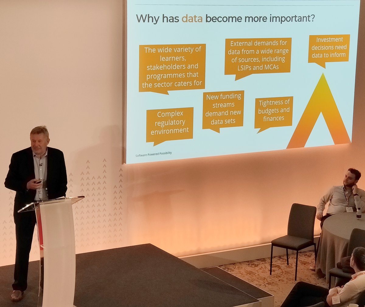 "It is important to not just have the data, but to analyse it. We need to consider what the data tells us!"
Education sector expert Beej Kaczmarczyk asks an important question for education &amp; training providers 'why has data become more important?'
#AES23 #AdvancedEducationSummit