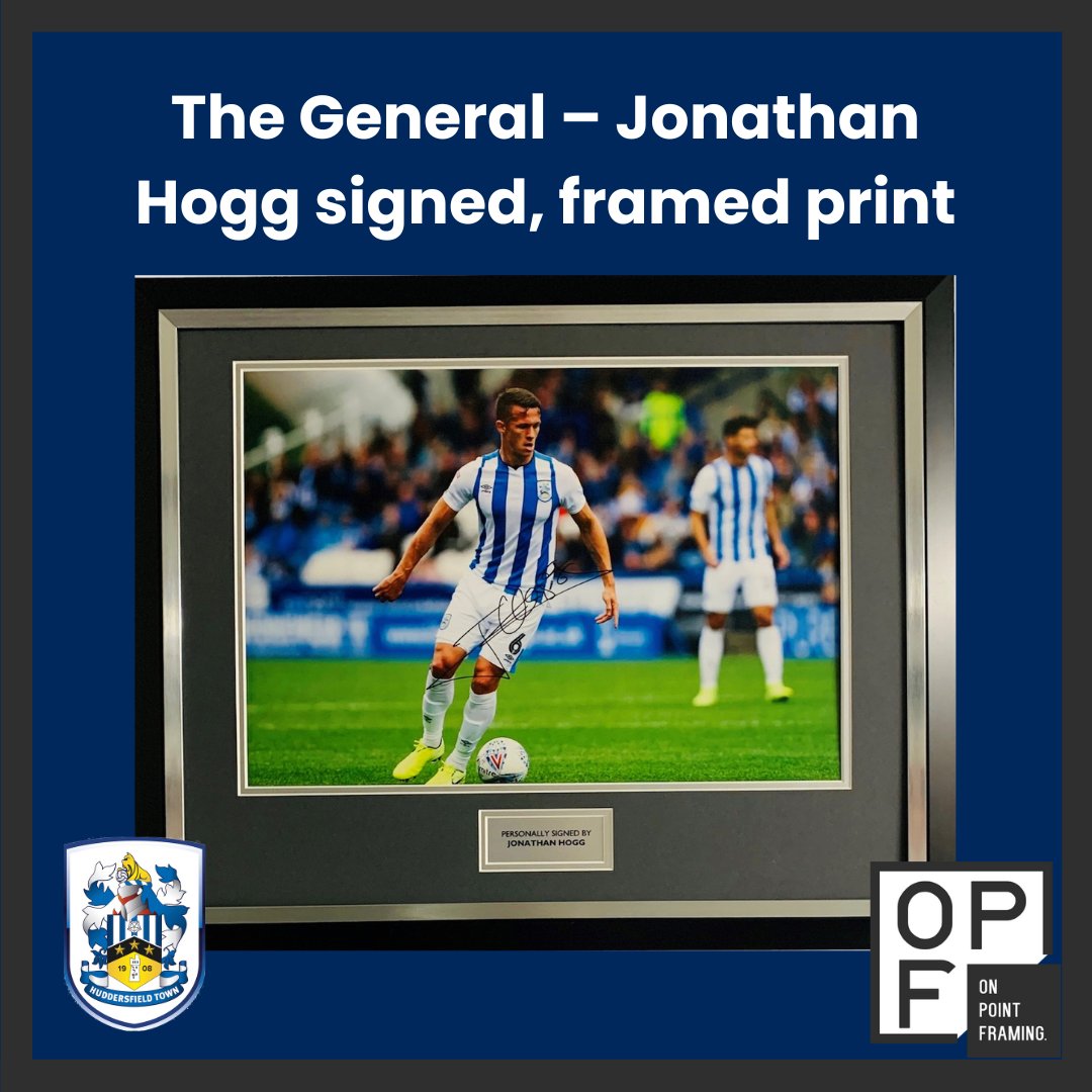 On Point Framing & Sports Memorabilia (@onpointframing) on Twitter photo Captain, leader, and legend. This year marks #JonathanHogg's "ten years as a #Terrier" with <a href="/htafc/">Huddersfield Town</a>. 🎉🔵⚪
We have signed and framed prints of Hogg, aka The General, on our website in honour of his #anniversary: opframing.co.uk/product/the-ge…
#HuddersfieldTown #HTAFC #partners Captain, leader, and legend. This year marks #JonathanHogg's "ten years as a #Terrier" with <a href="/htafc/">Huddersfield Town</a>. 🎉🔵⚪
We have signed and framed prints of Hogg, aka The General, on our website in honour of his #anniversary: opframing.co.uk/product/the-ge…
#HuddersfieldTown #HTAFC #partners