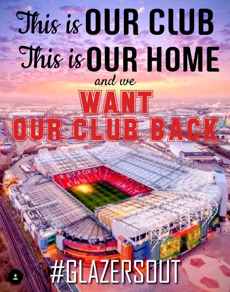 What do we want !!!! #FullSaleOnly #GlazersOut #RatcliffeOut #QatarIn