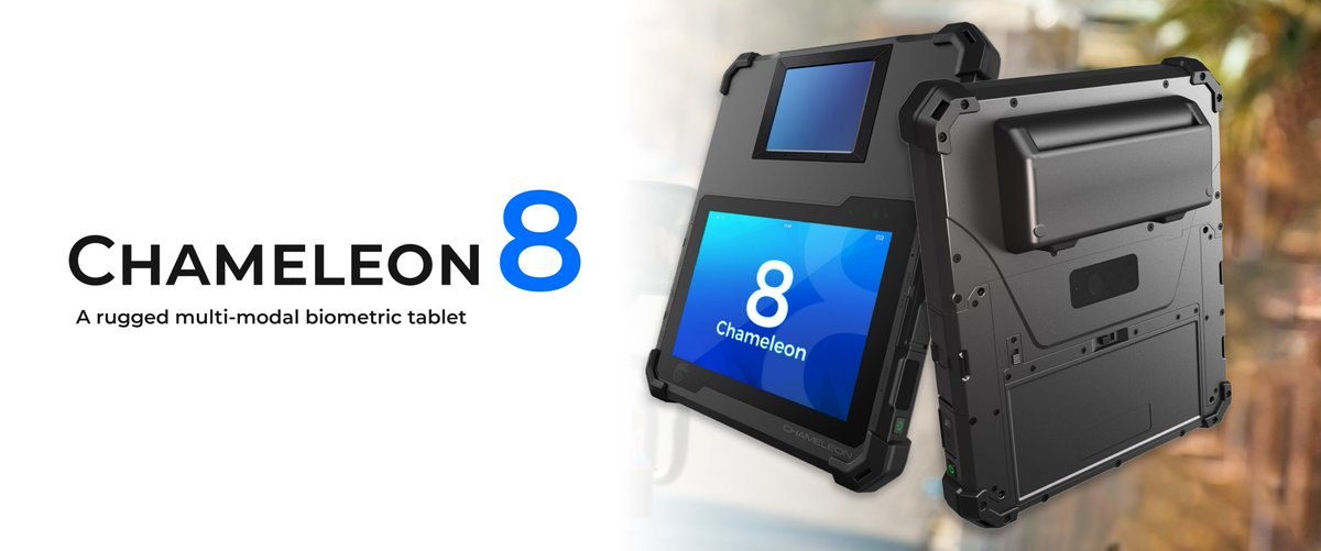 Laxton_Group's tweet photo. In high-pressure environments that demand seamless and dependable ID registration or verification, the Chameleon 8 stands out as the ultimate all-in-one solution. Read our latest blog. https://t.co/Bn9ojyA0ay 
#biometrics #bordersecurity @laxton https://t.co/fS0GdwgeWY