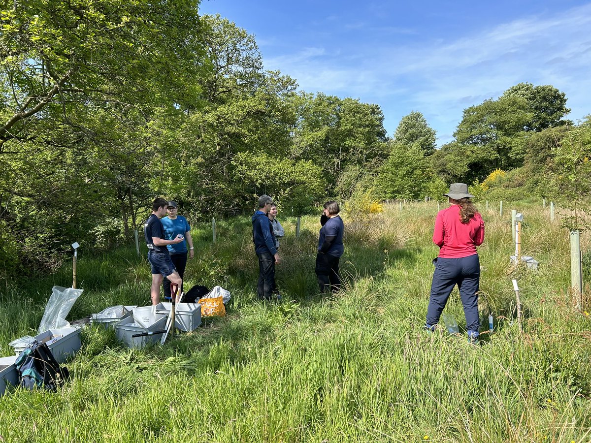 ProfPHaygarth's tweet photo. A great day to be out in the field with dissertation students and @CarriProject @H2oHutton https://t.co/JsbY2v1cGa