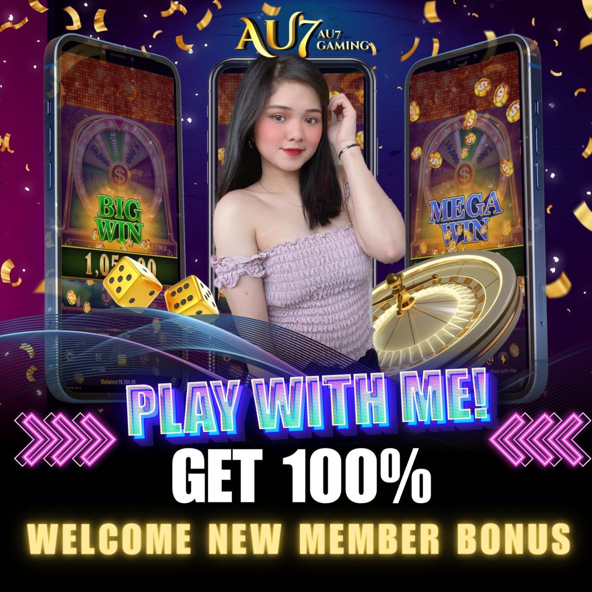 Au7_Official's tweet photo. ⛵️AU7's commitment to its members is unwavering and 100% reward is just the beginning🏝
You'll immerse yourself in a SECURE and FAIR GAMING ENVIRONMENT
To Join CLICK This Link:https://t.co/mp20x94yt7
#AU7 #NewMembers #FreeRegister #100FreeReward #MostHottest #SlotGames #JoinNow https://t.co/sAxLc2mmqu