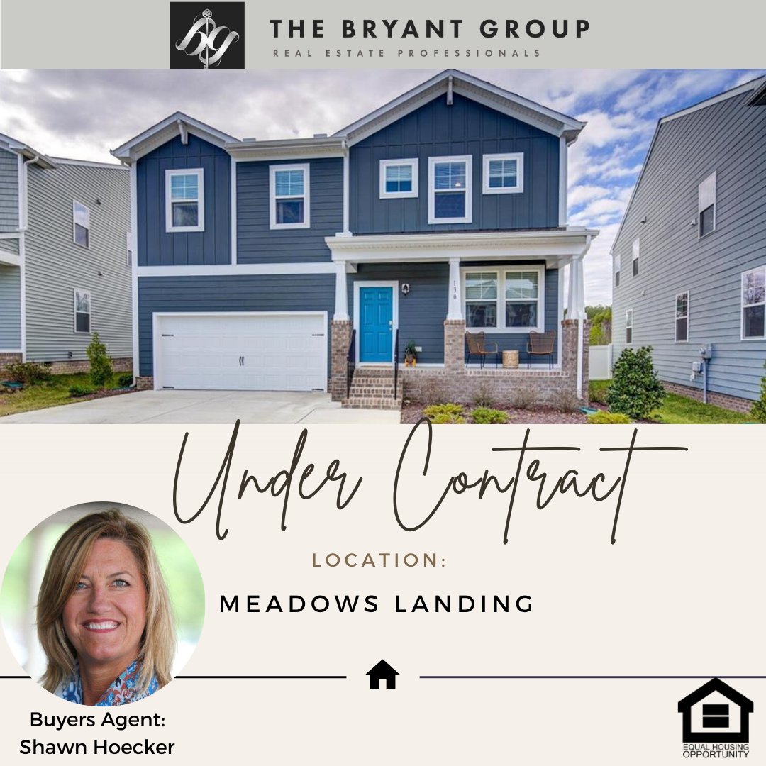 UNDER CONTRACT! Great work, Shawn Hocker! This lovely home in Meadows Landing is now under contract!
-
#thebryantgroup #homes #RealEstateExpert #HomeSearching #virginiahomes #varealtor  #realestate #sellers #homesellers #homebuyers #buyers 
thebryantgroupva.com