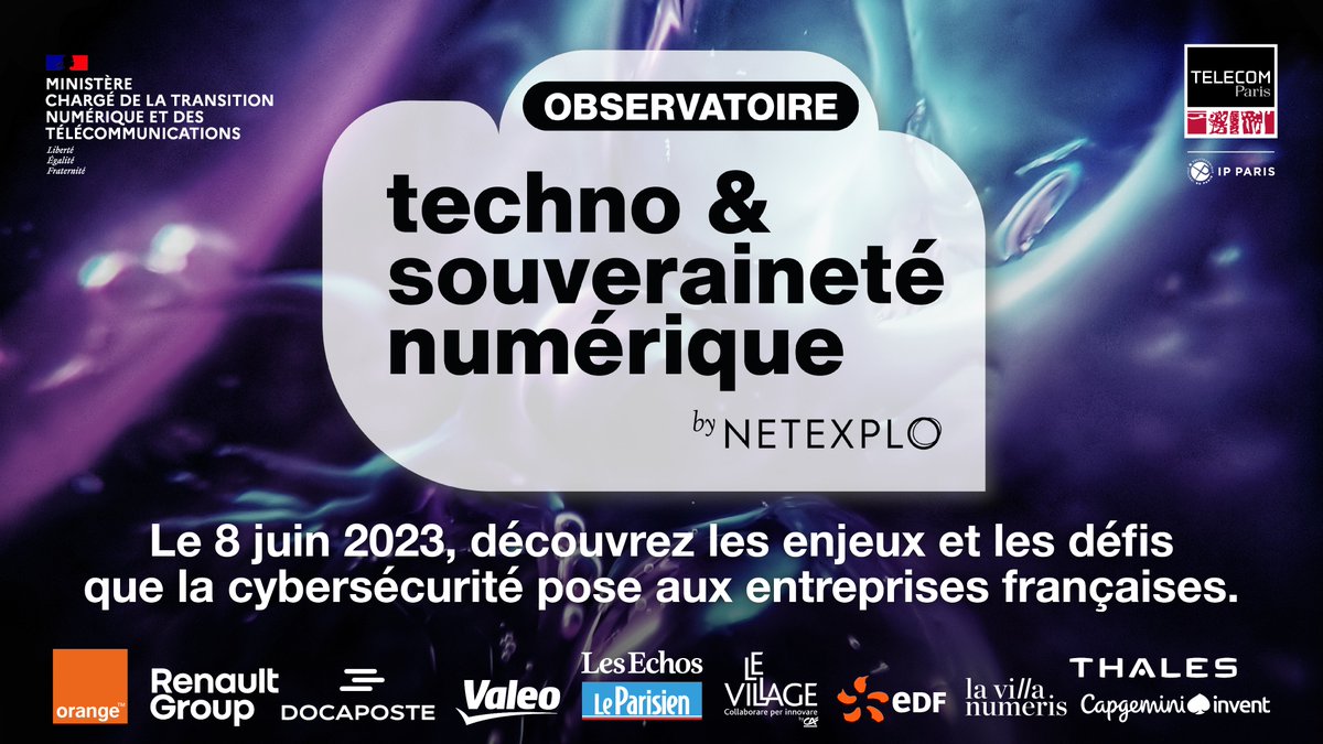 Netexplo's tweet image. La première demi-journée touche à sa fin⏱
Place à une pause food &amp;amp; networking  

🎥 Rejoignez-nous à 14h pour la suite de l&apos;événement : youtube.com/watch?v=NxzT67…