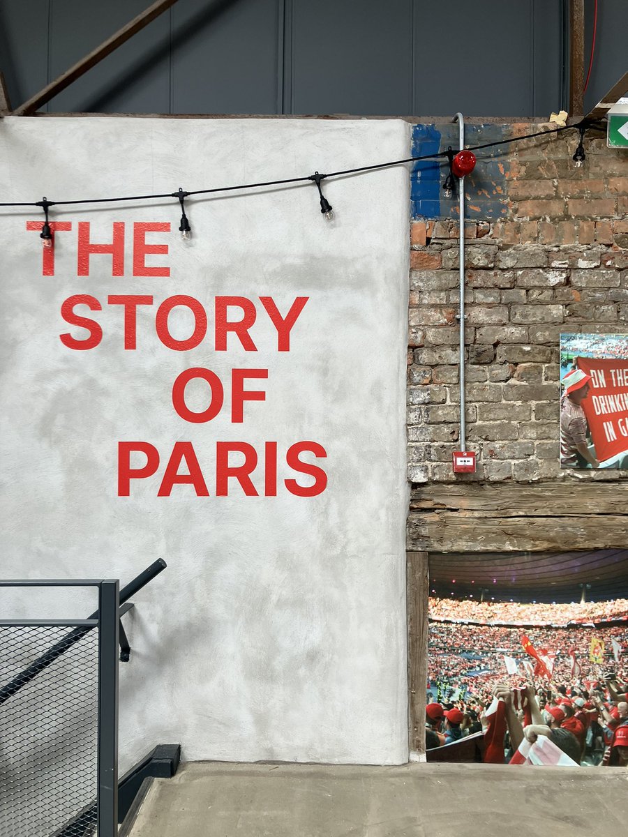 Nearly ready for tonight’s launch of The Story of Paris at <a href="/SpaceLiverpool_/">Space Liverpool</a> 
A small amount of tickets have become available if you were wanting to come along… eventbrite.co.uk/e/the-red-arch… #LFC #YNWA