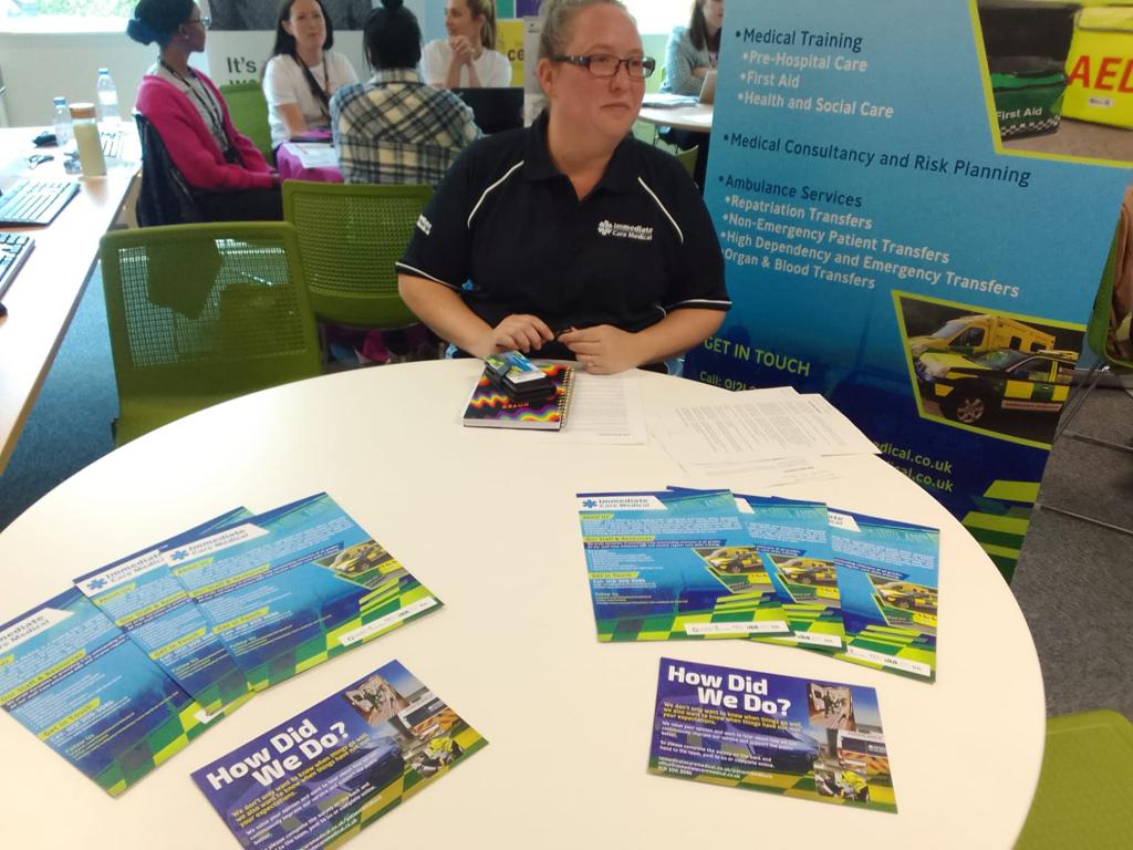 ICMSltd's tweet image. HR Team at local recruitment fair yesterday 😊

#firstaidjobs #firstsid #firstaidcourses