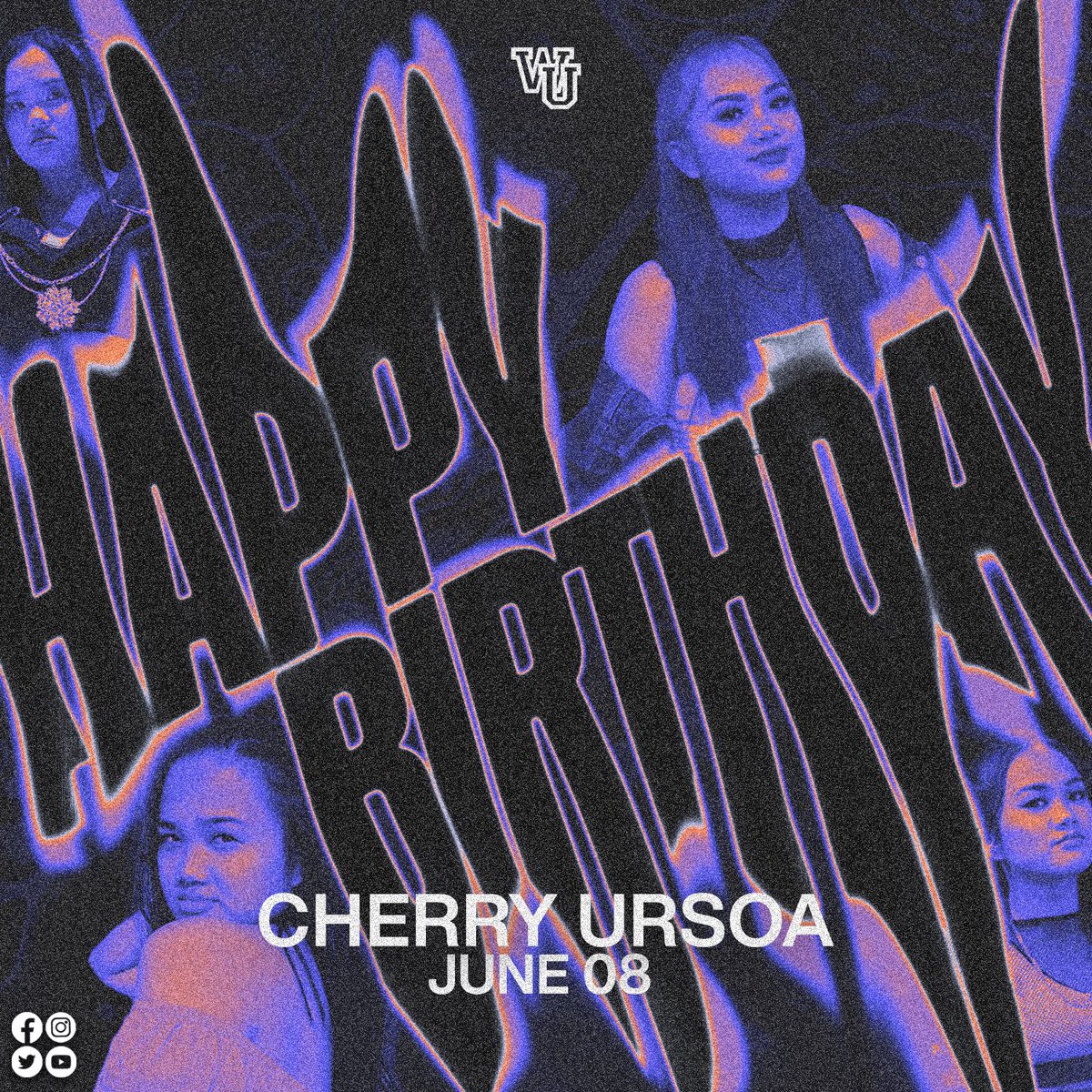 WyreUnderground's tweet photo. Mission control: We have a birthday to celebrate! 🫡🎉

We would like to greet our dancer, Cherry Ursoa, a cosmic and out of this world birthday! 🚀

WU wishes your day to be everything you want it to be. Enjoy it with a blast! 💥

Knees up! 💜

#WU2023
#WUInvasion https://t.co/IRV2yNgfbA