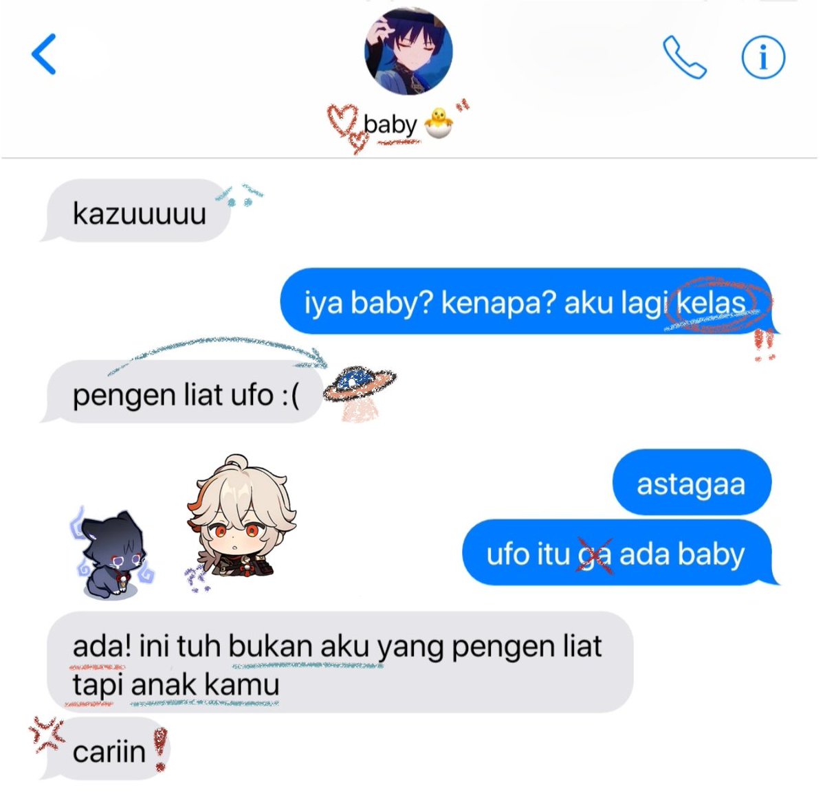 scawamus's tweet photo. #kazuscara short au; pasusu muda
—kazuha dan kesabaran abadi untuk seribu permintaan baby nya https://t.co/dgVmHLQBmn