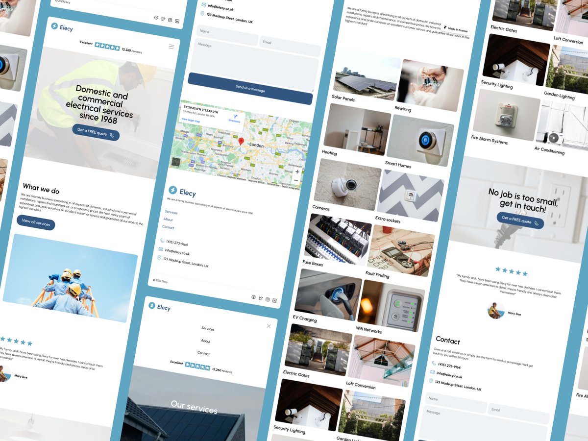 I've always found that the best form of learning a skill, is by doing.

The skill was Framer, that's why we set ourselves the task of creating a template.

cojo.lemonsqueezy.com

Like and follow for a discount code.

#framer #website #design #sme #localbusiness #template
