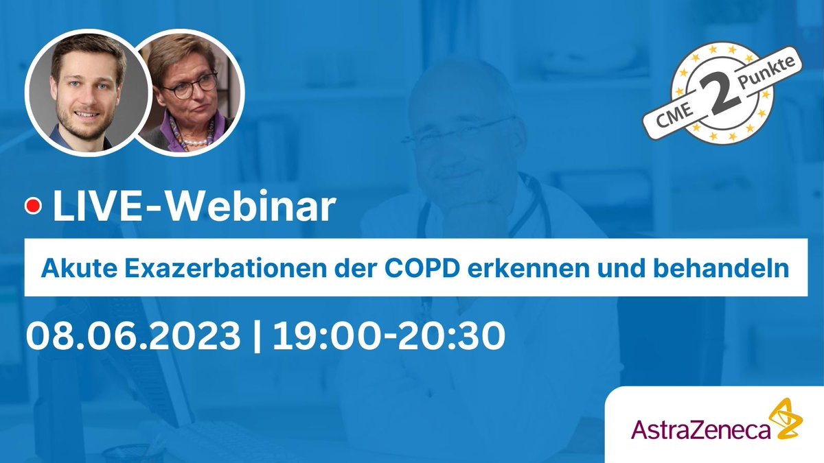 19:00-20:30 🔴Live dabei sein! Folge 2 der COPD Lounge 📺
Anmelden > copd-lounge.de/#Anmeldung